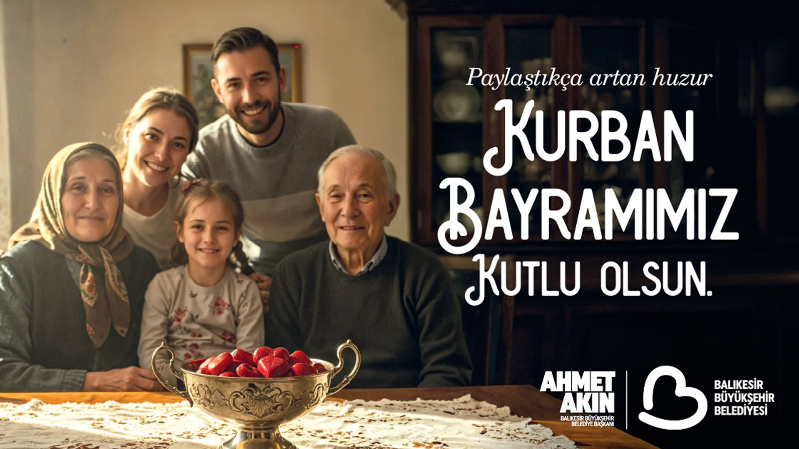 BAŞKAN AKIN’DAN KURBAN BAYRAMI MESAJI